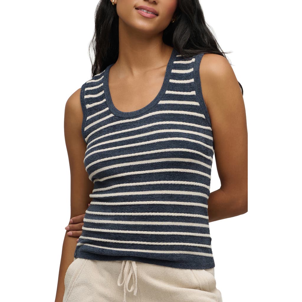 Barefoot Dreams Cozychic® Ultra Lite® Stripe Textured Pajama Tank In Multi