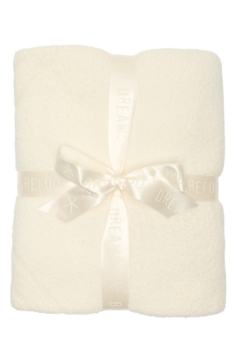 Barefoot Dreams<sup>®</sup> CozyChic<sup>®</sup> Alvar Throw, Main, color, Cream