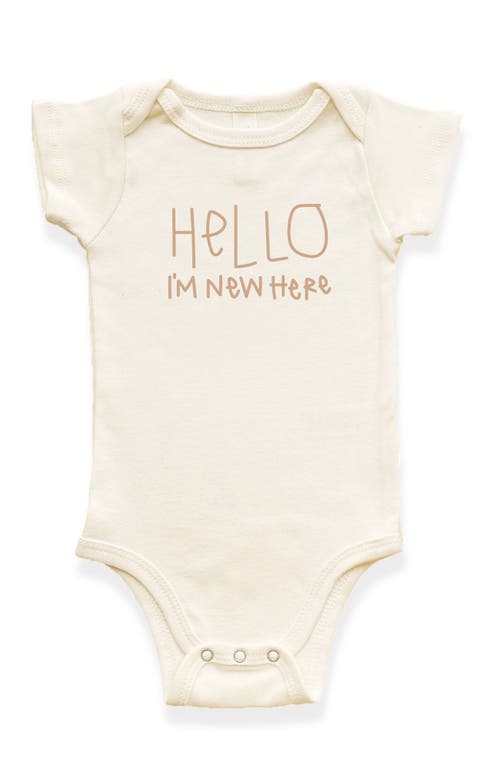 Tenth & Pine Kids'  Hello I'm New Here In Neutral