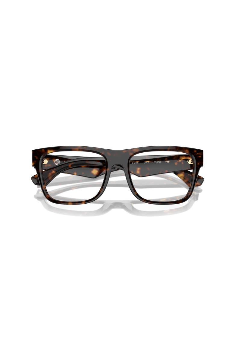 53mm Square optical glasses, Alternate, color, Brown