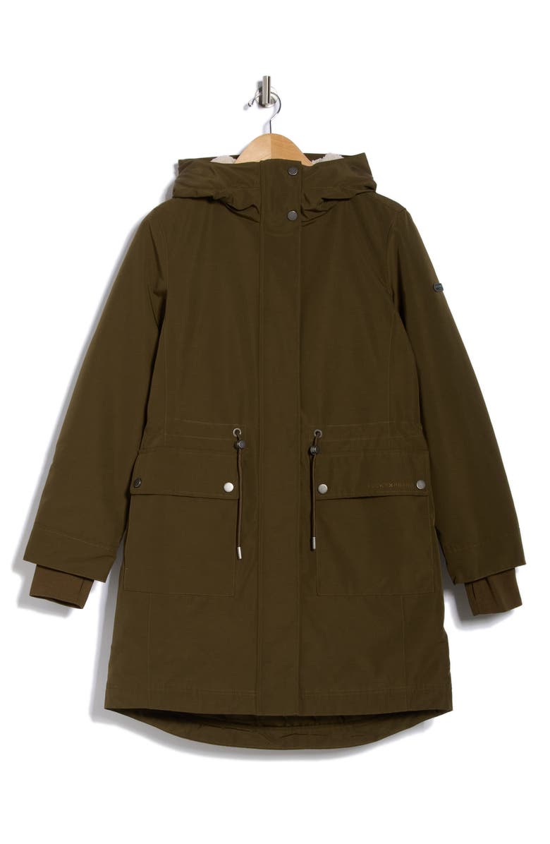 Lucky Brand Hooded Anorak Jacket, Alternate, color, Dark Olive