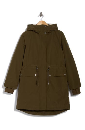 Lucky Brand Hooded Anorak Jacket In Green