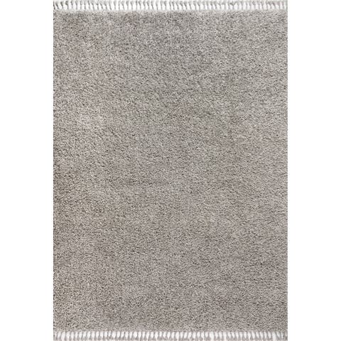 Mercer Shag Plush Tassel Area Rug