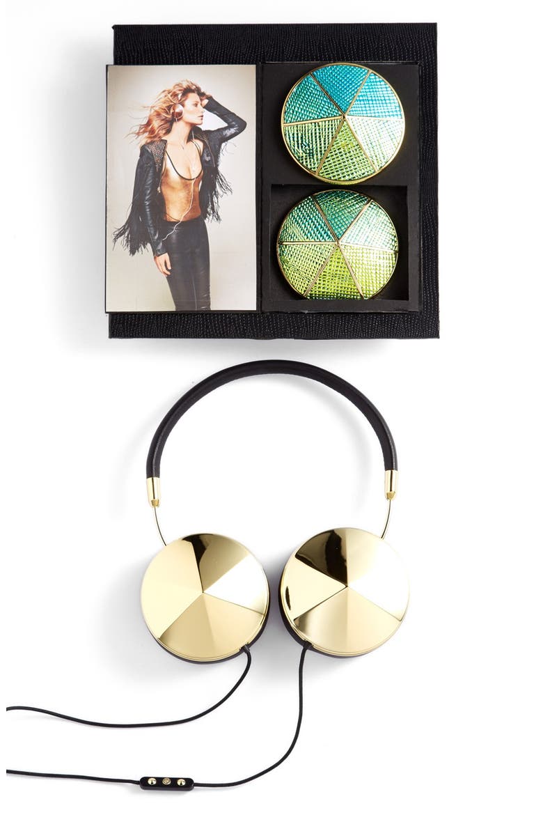 'Taylor - Rebecca Minkoff' Headphones, Main, color, GOLD AND BLACK