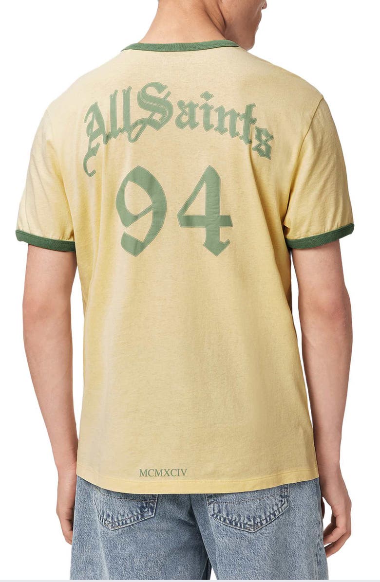 AllSaints Brasilia Cotton T-Shirt, Alternate, color, Capsicum Yellow