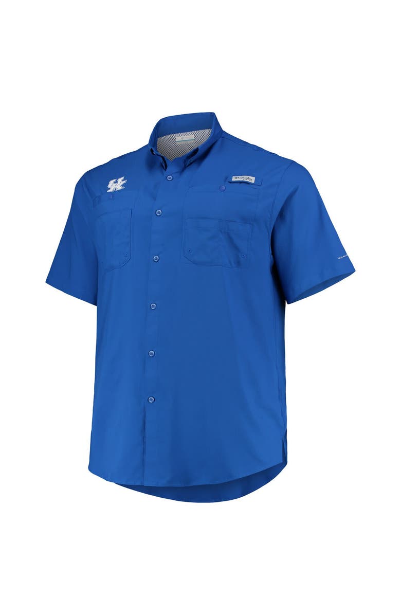 Columbia Men's Columbia Royal Kentucky Wildcats Big & Tall Tamiami Omni-Shade Button-Down Shirt, Alternate, color, Royal