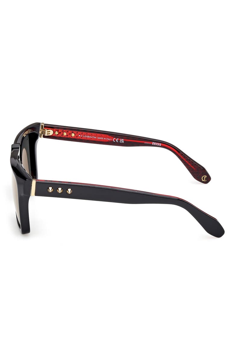 Christian Louboutin 56mm Square Sunglasses, Alternate, color,