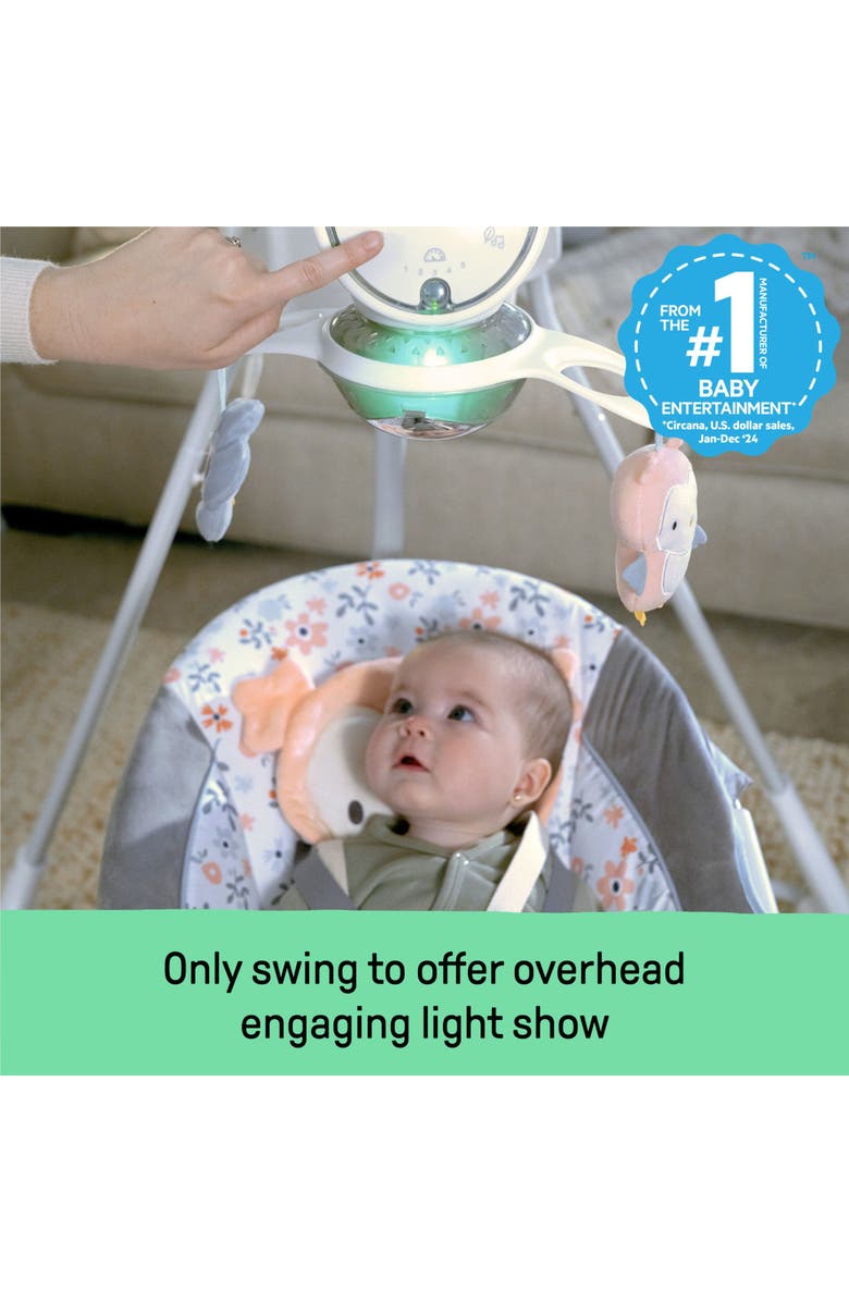 INGENUITY InLighten Soothing Swing, Alternate, color, Pink