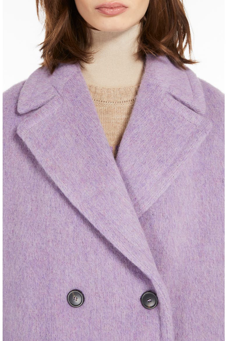 Hello Virgin Wool Blend Coat, Alternate, color, LILAC