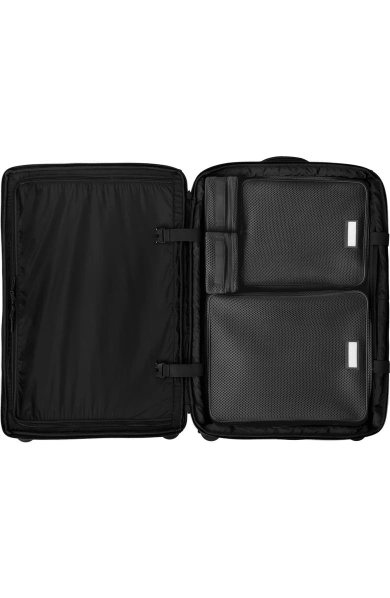 Dagne Dover Sydney Checked Rolling Luggage, Alternate, color, Onyx