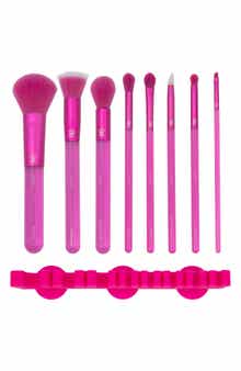 MODA Pink-Ception Full Face 9-Piece Makeup Brush Set