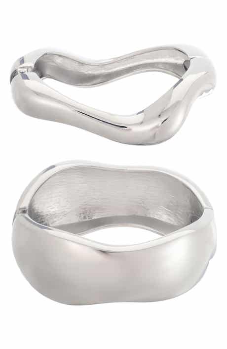2-Piece Chunky Cuff Bracelet Set