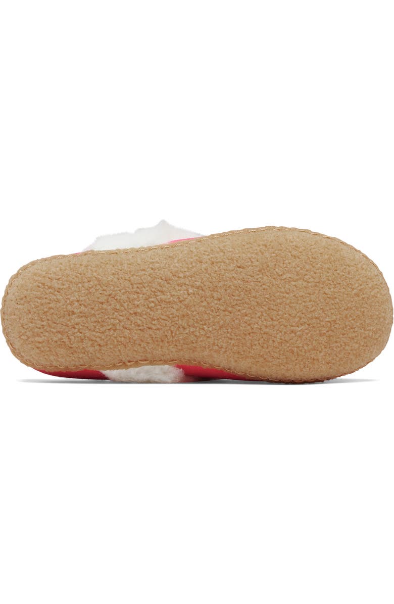 SOREL Kids' Nakiska II Faux Fur Slide Slipper, Alternate, color, Nico/ Gum 16