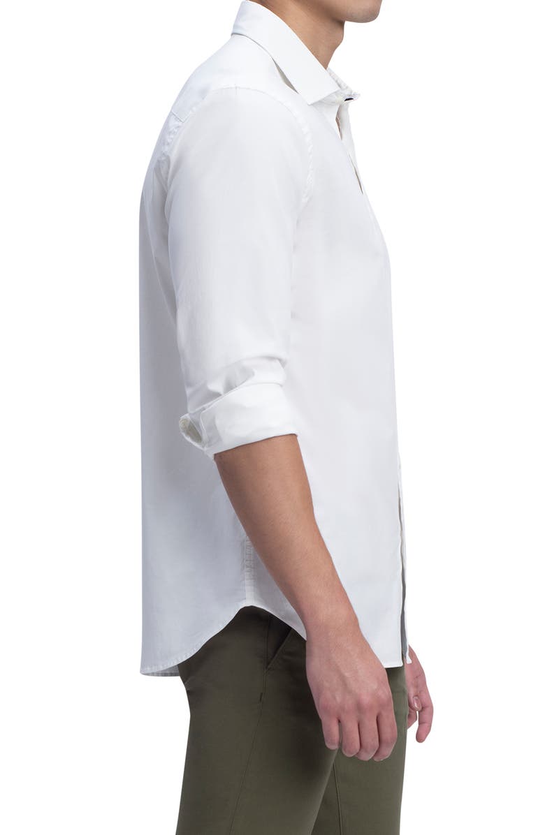 Bugatchi Shaped Fit Stretch Button-Up Shirt, Alternate, color, 