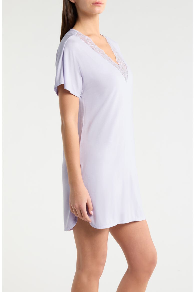 Moonlight Eco Lace Trim Nightshirt, Alternate, color, PURPLE PUFF