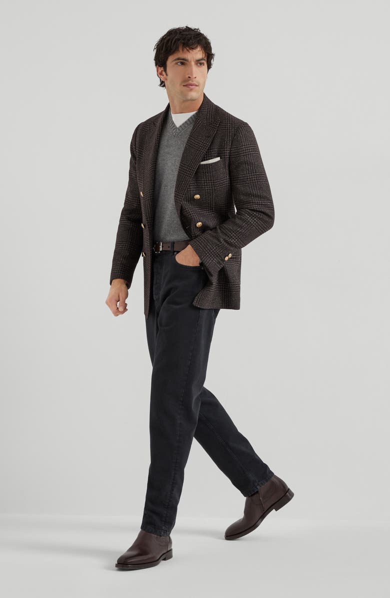 Brunello Cucinelli Cashmere sweater, Alternate, color, Medium Grey