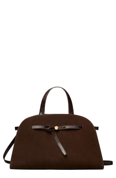 Romy Suede Leather Bauletto