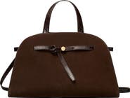 Tory Burch Romy Suede Leather Bauletto