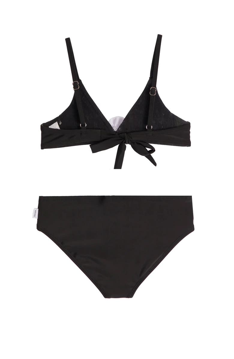 Limeapple Rosette Bikini, Alternate, color, Black