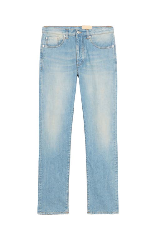 Fortela 966 John Stone Wash 5-pocket Regular Fit Denim Trousers In Blue