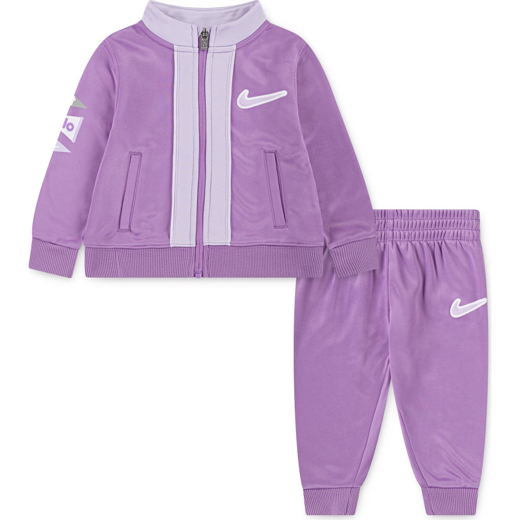 Nike Swoosh Track Suit In Purple