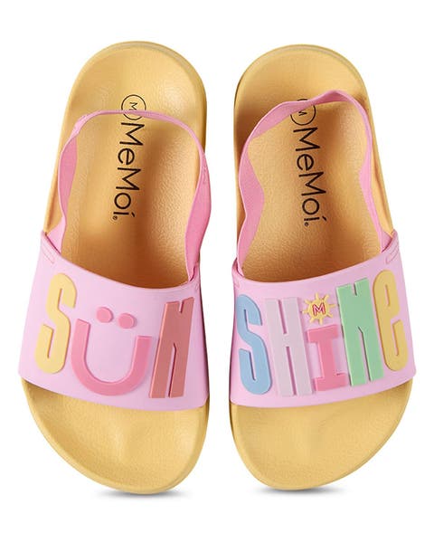 Kids' Sunshine Slide Sandal with Back Strap (Toddler, Little Kit & Big Kid)