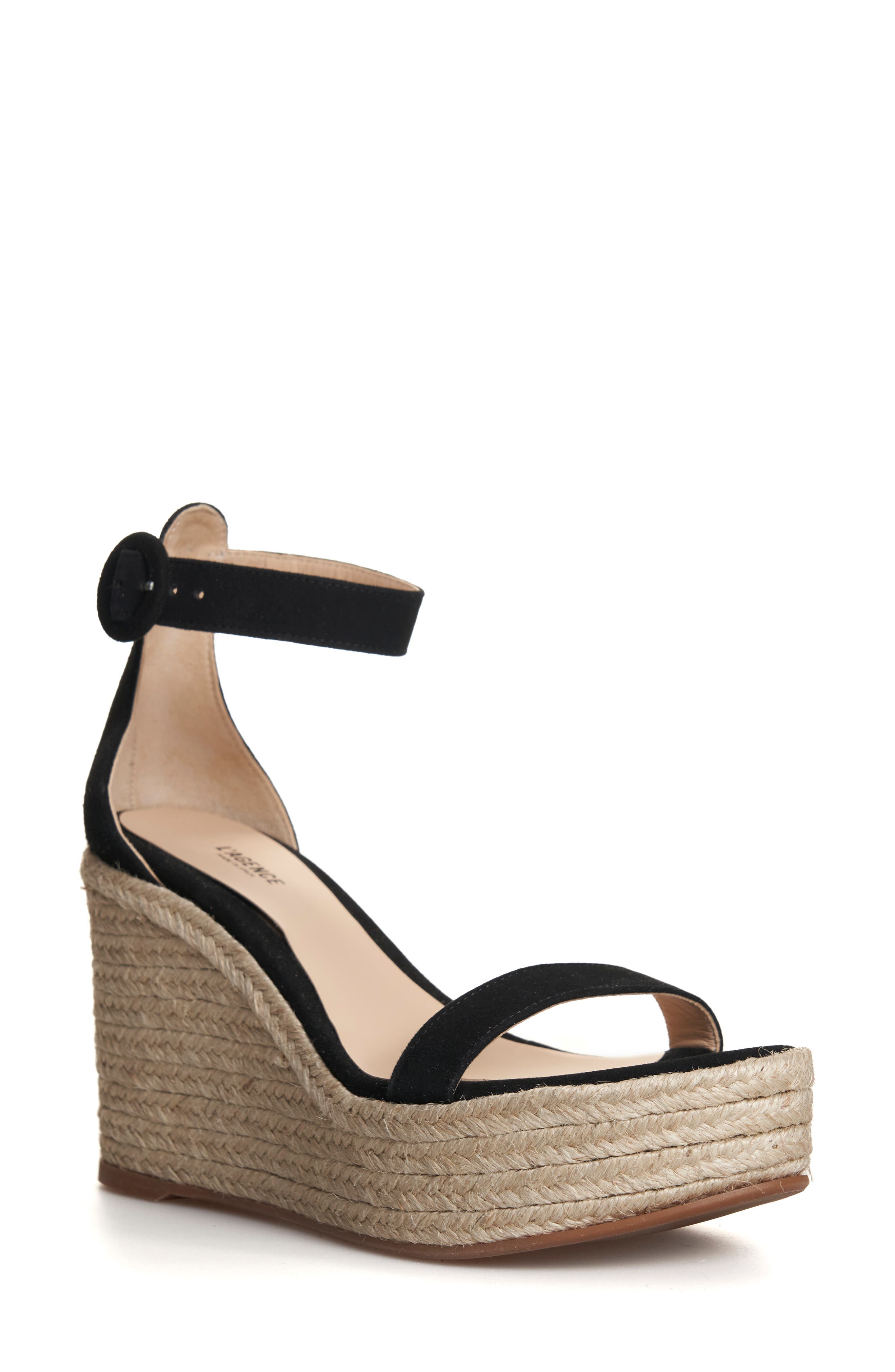 L'AGENCE Elysee Espadrille Platform Sandal