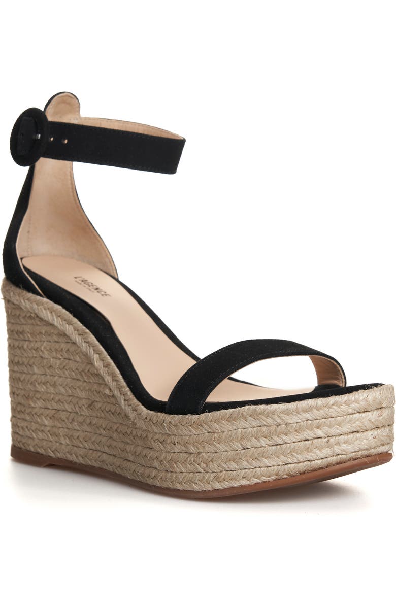 L'AGENCE Elysee Espadrille Platform Sandal, Main, color,