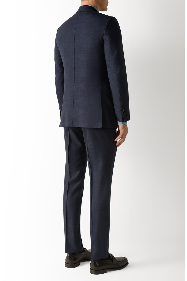 Two-Piece Wool Suit, Alternate, color, NAVY BLUE