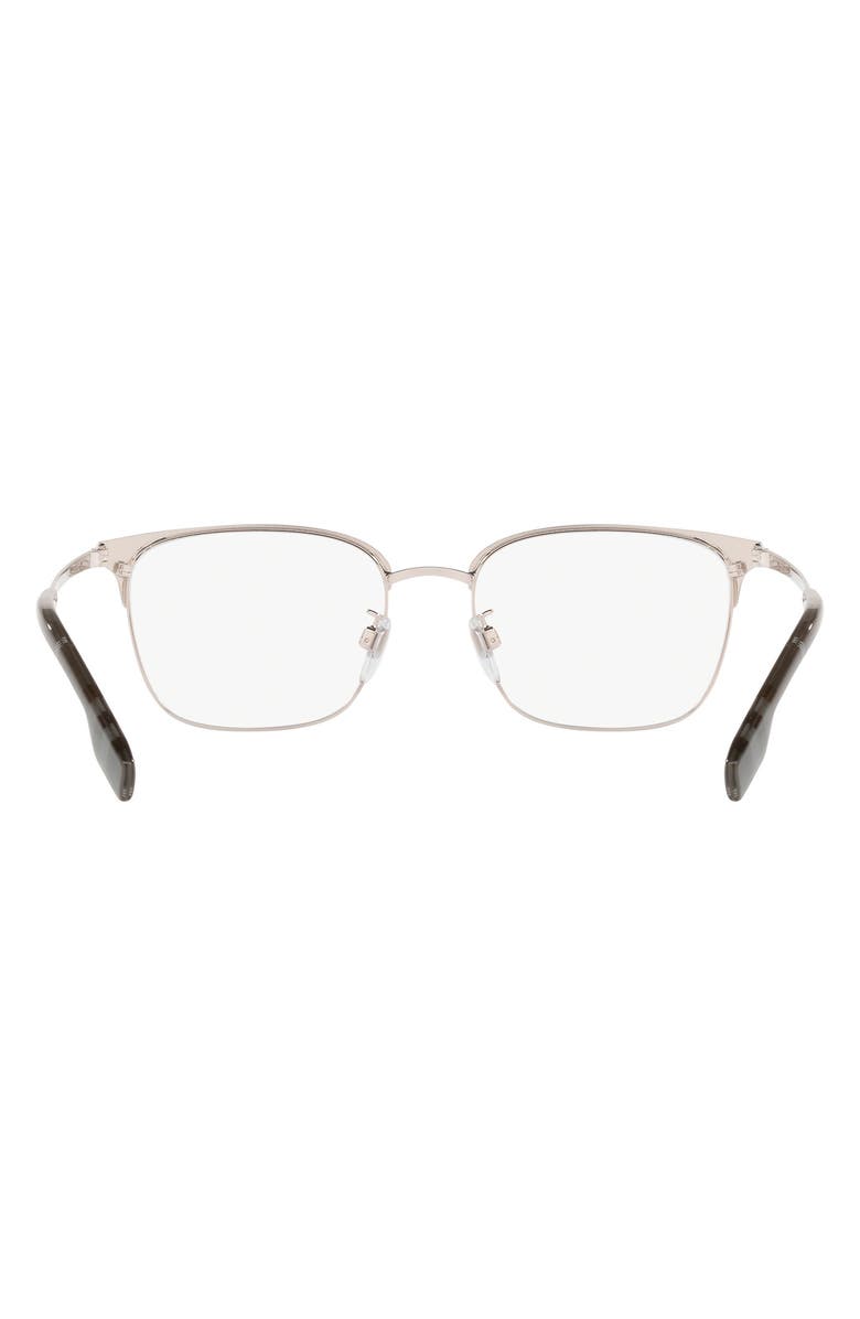 Burberry 53mm Square Optical Glasses, Alternate, color,
