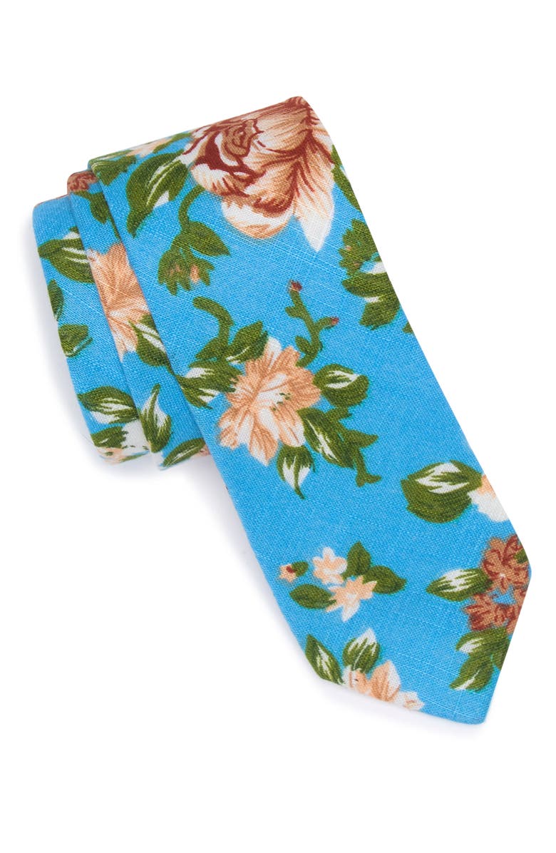 Original Penguin Costa Floral Tie, Main, color, 