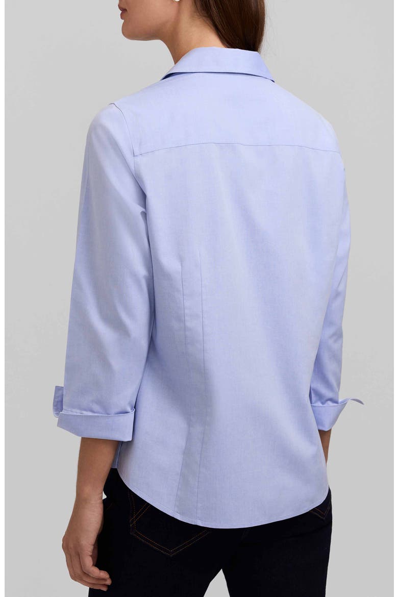 fitted non iron dress shirt Prior Tech: Non-iron stretch shirt white