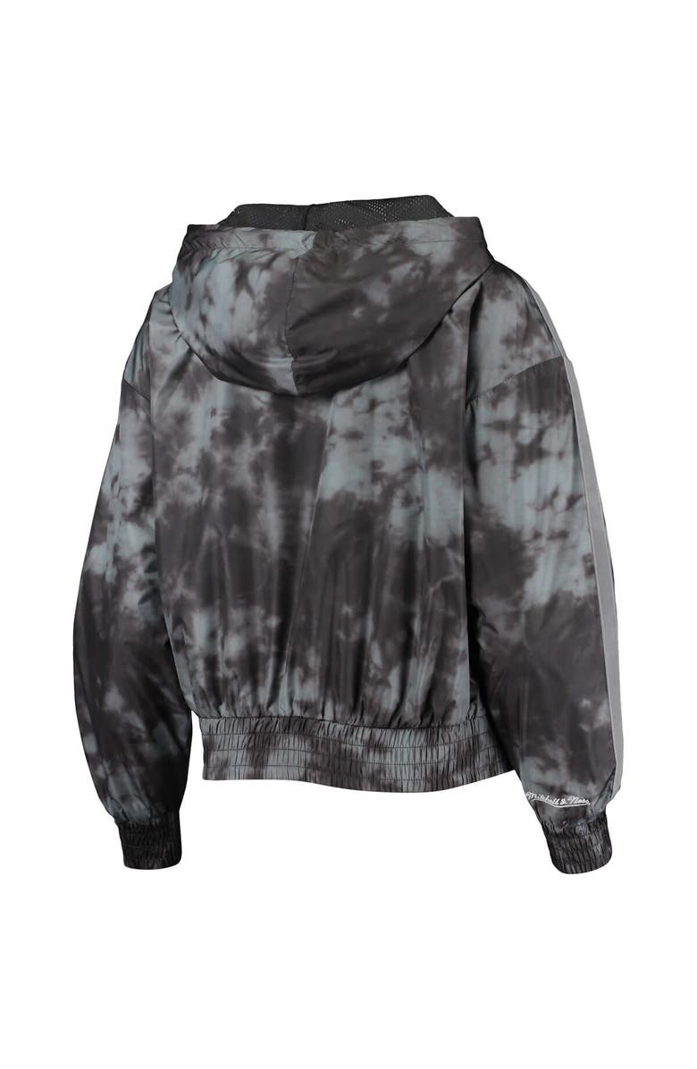 Mitchell & Ness Women's Mitchell & Ness Black Chicago Bears Galaxy Full-Zip Windbreaker Hoodie Jacket, Alternate, color, Black