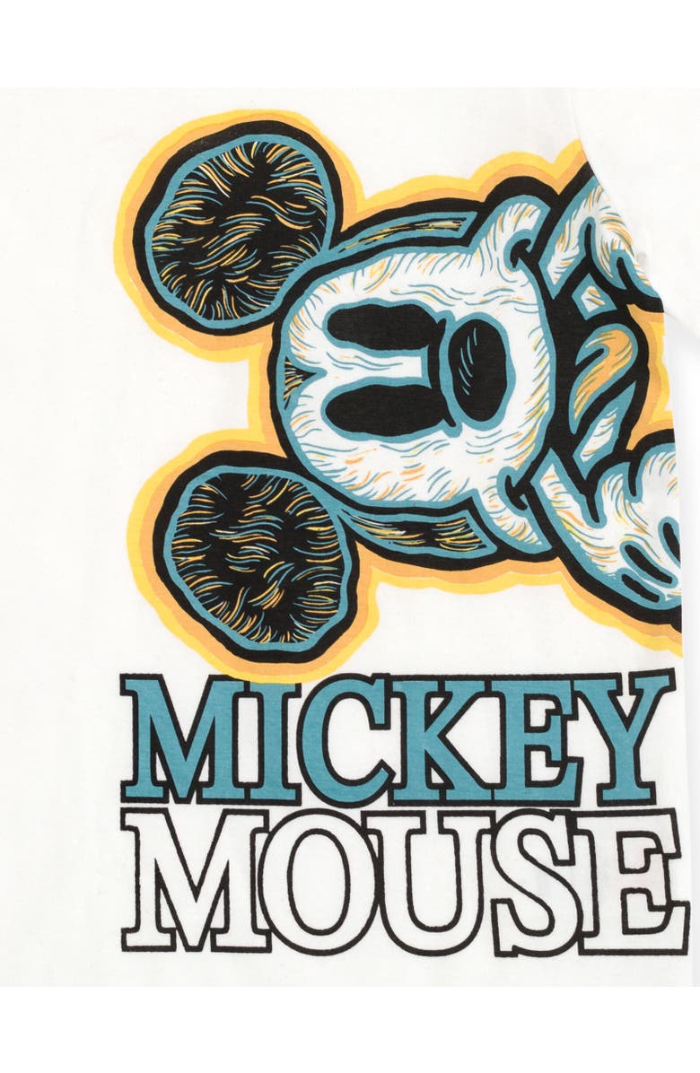 Disney Mickey Mouse 
Friends T-Shirt 
Mesh Shorts Set, Alternate, color, Mickey Mouse White