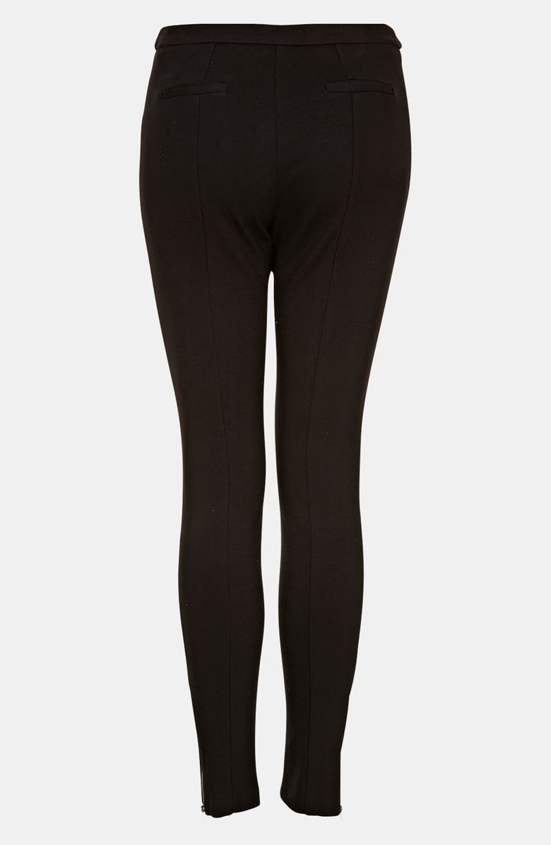 Topshop High Waist Ponte Skinny Pants, Alternate, color, 