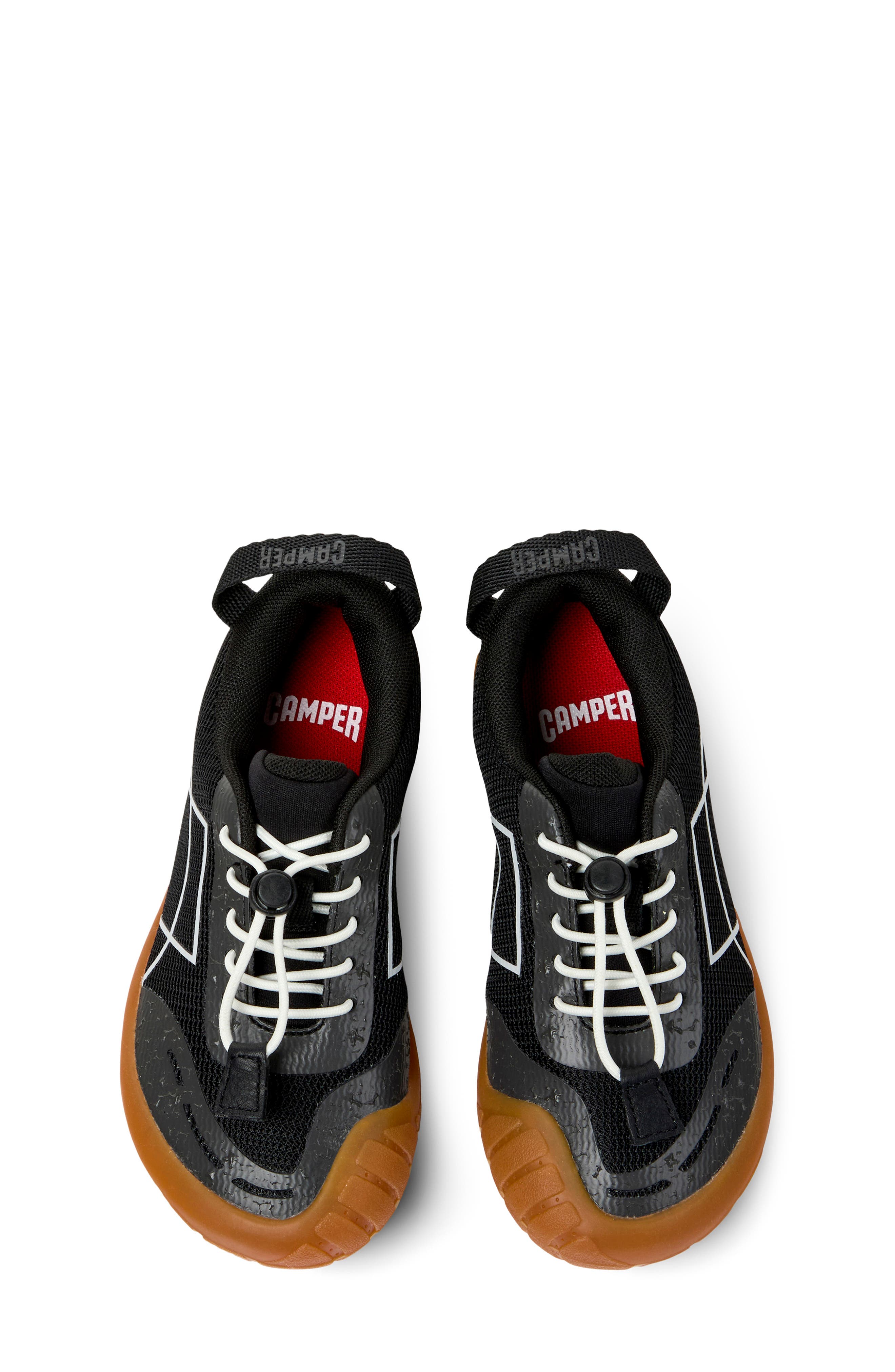 Camper Kids' Peu Path Sneaker, Alternate, color, Black