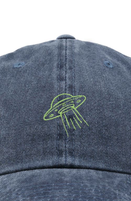 Dalix Ufo Hat In Washed Navy Blue