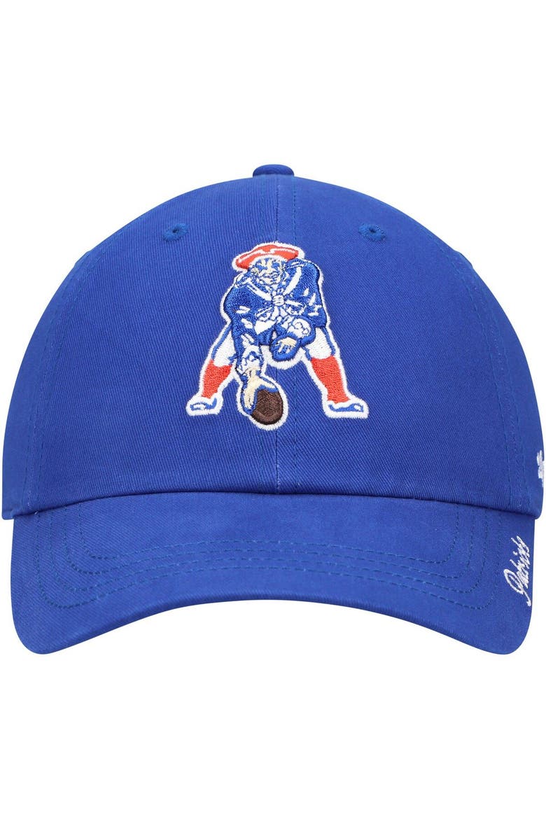 Women's '47 Royal New England Patriots Miata Clean Up Legacy Adjustable Hat, Alternate, color, Royal