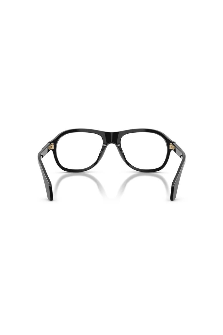 53mm Rectangle optical glasses, Alternate, color, Black