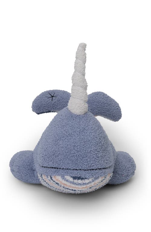 Shop Barefoot Dreams Cozychic® Narwhal Buddie Stuffed Animal In Ocean Air Multi