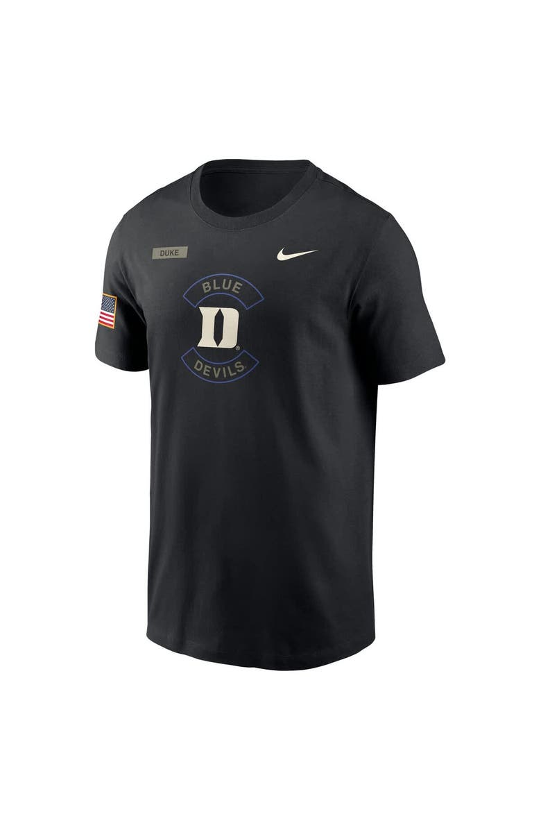Nike Men's Nike Black Duke Blue Devils 2025 Military Appreciation Performance T-Shirt, Alternate, color, 