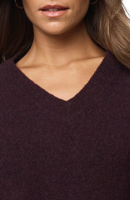 Splendid Melina Relaxed Fit Wool Blend Sweater In Brown