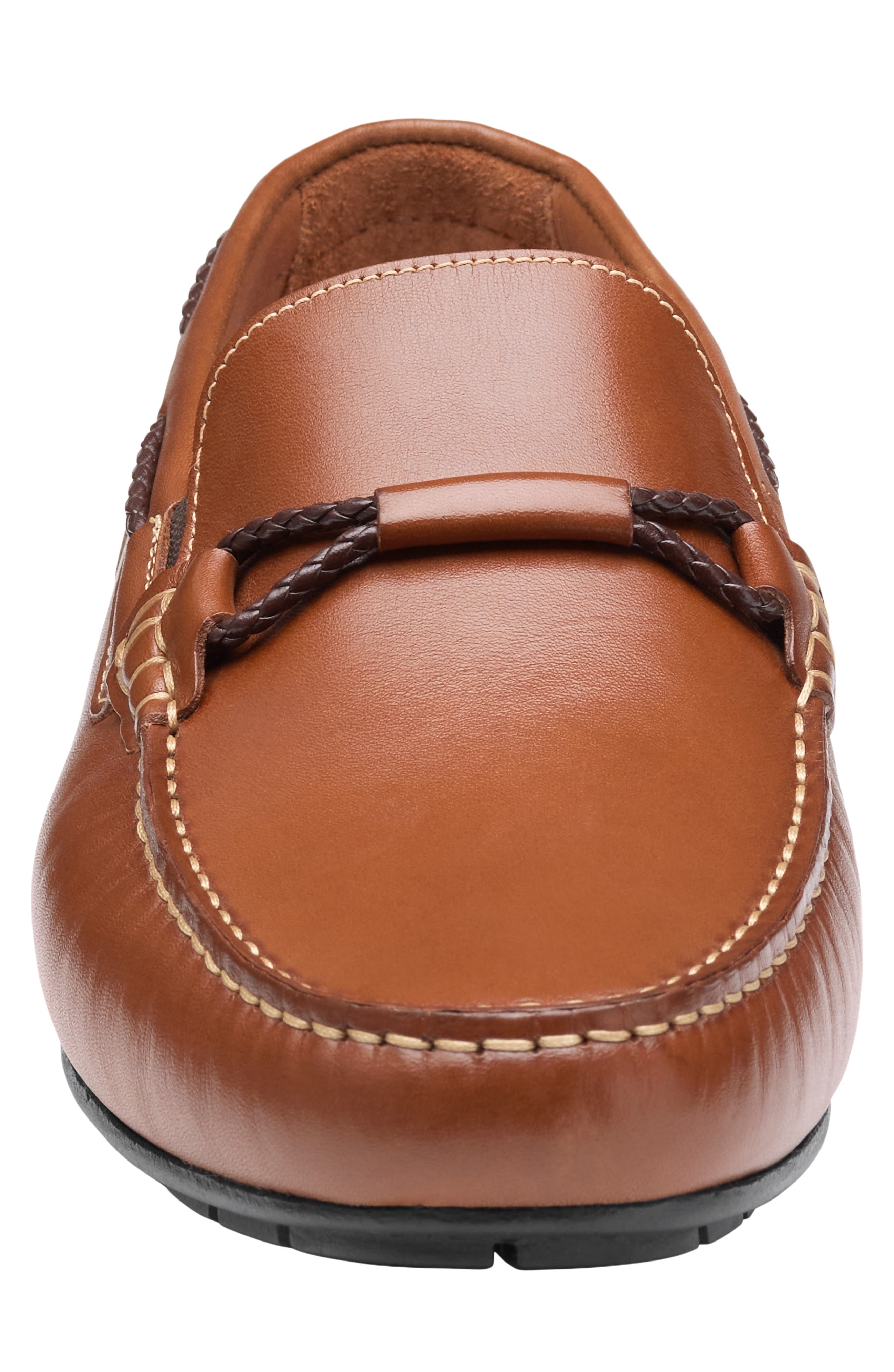 Johnston & Murphy Beck Driving Loafer, Alternate, color, Tan Full Grain