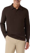 Mizzen+Main Heritage Long Sleeve Sweater Polo