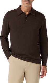 Mizzen+Main Heritage Long Sleeve Sweater Polo