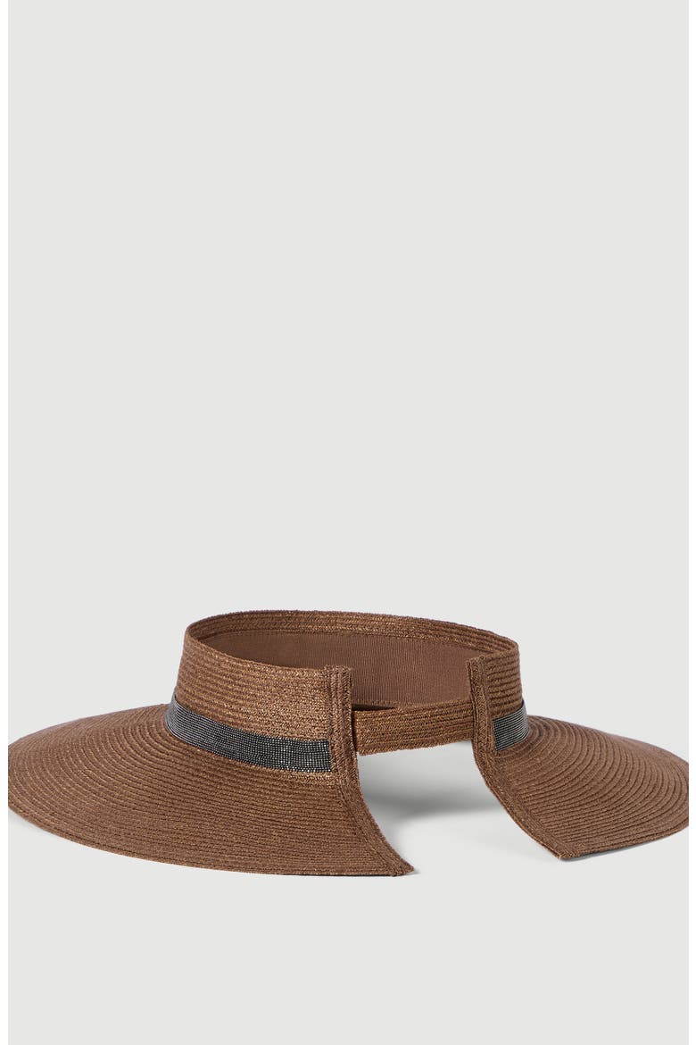 Hemp visor, Alternate, color, Light Brown