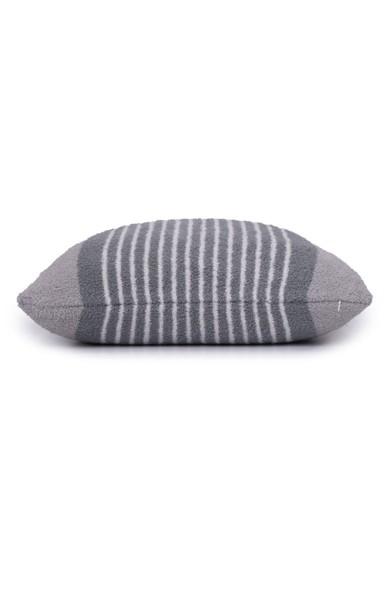Barefoot Dreams<sup>®</sup> CozyChic<sup>®</sup> Center Stripe Accent Pillow, Alternate, color, Desert Ash Multi