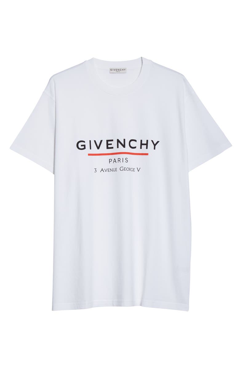 Givenchy Oversize Logo Graphic Tee, Alternate, color, 