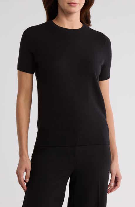 Nordstrom Slim Fit Short Sleeve Sweater