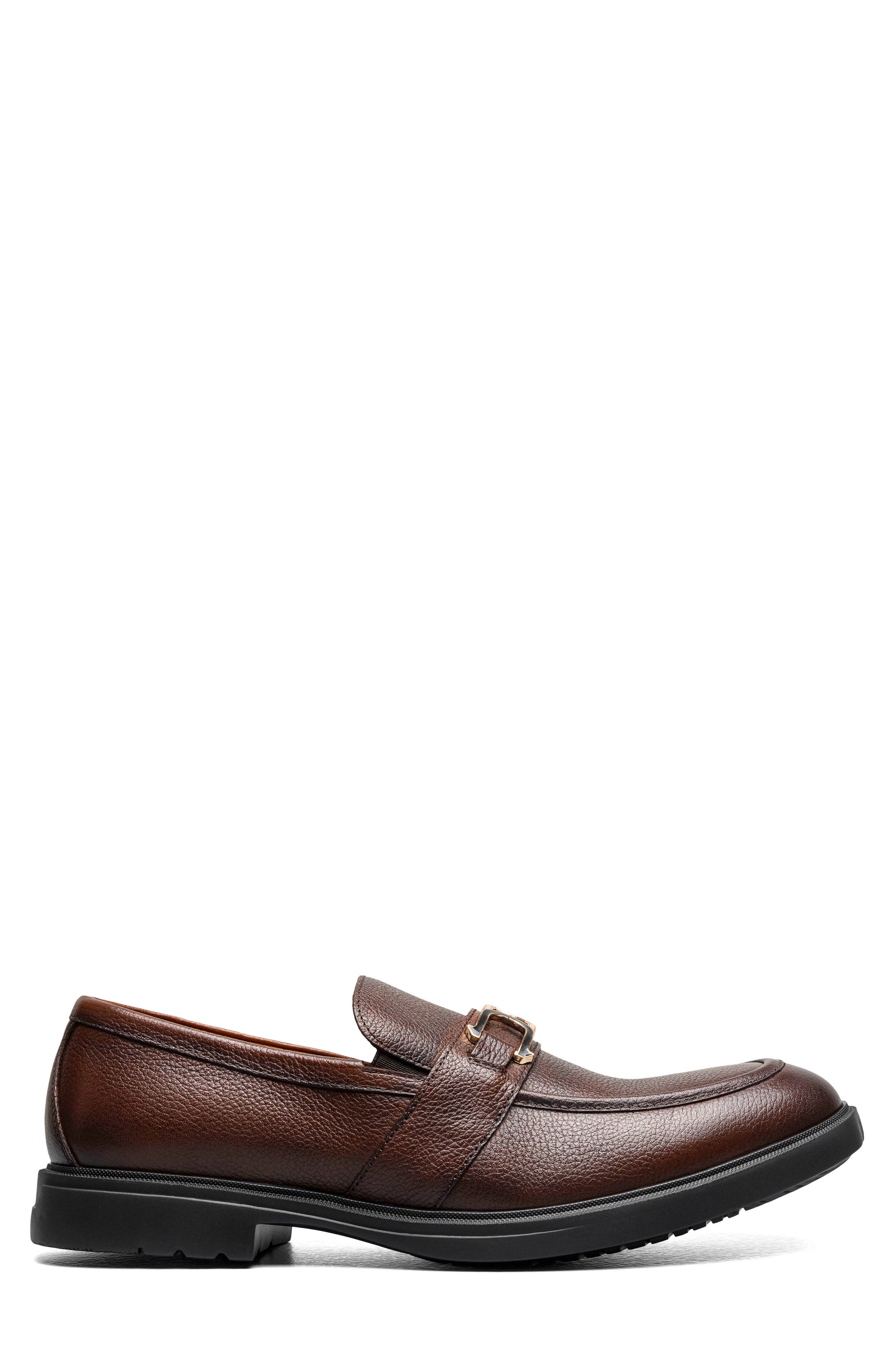 Todridge Apron Toe Bit Loafer, Alternate, color, BROWN TUMBLE